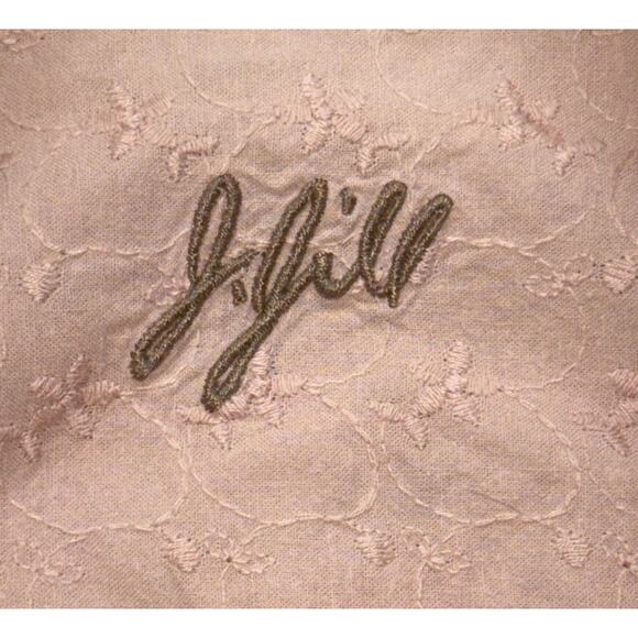 J.Jill Women’s Small Linen Cotton Jacket Pink Button Front Lightweight Layering - Picture 4 of 8